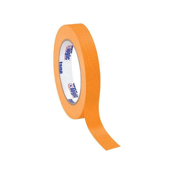 Tape Logic 3/4'' x 60 yds. Orange Tape Logic Masking Tape, 12PK T93400312PKD - main